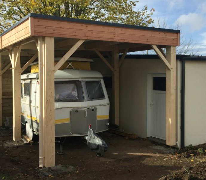 Carport bois 21